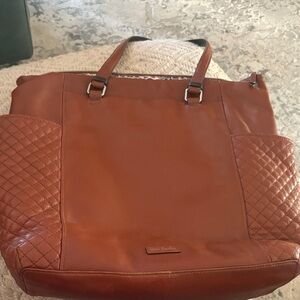 Vera Bradley Tan Quilted women shoulder tote